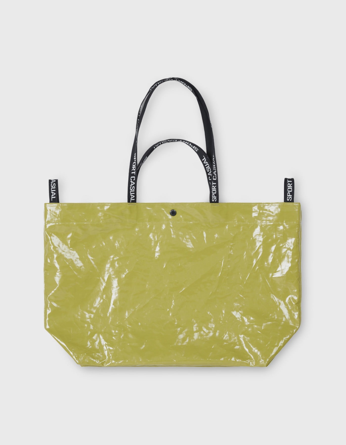 PATENT MARKET BAG / Lime