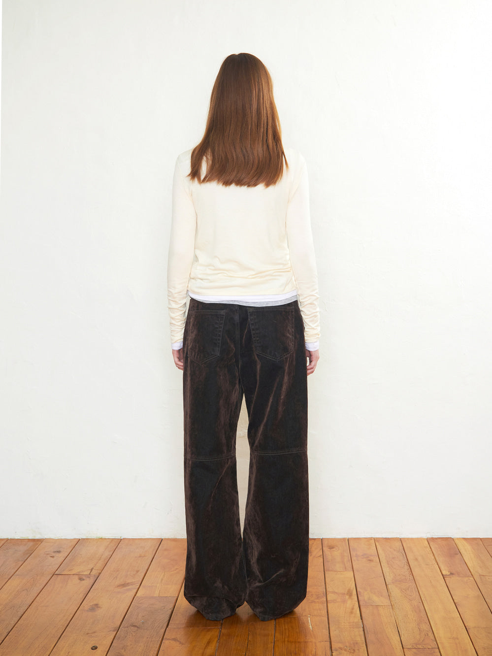 Low Classic Lc Wool Jersey T-Shirt Ivory