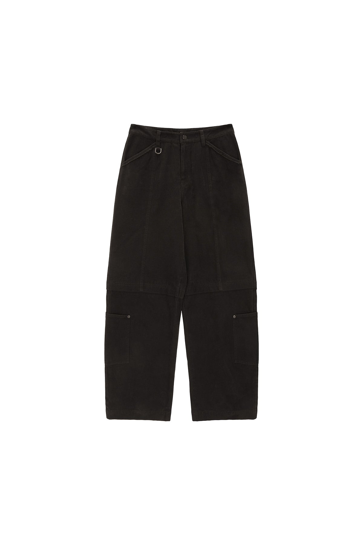 Matinkim Patch Pocket Washed Cargo Pants IN Dark Khaki