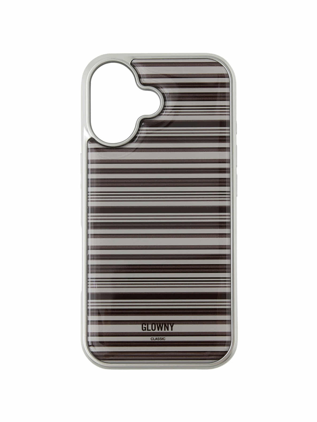 GLOWNY G Stripe Epoxy Case (Brown Stripe)