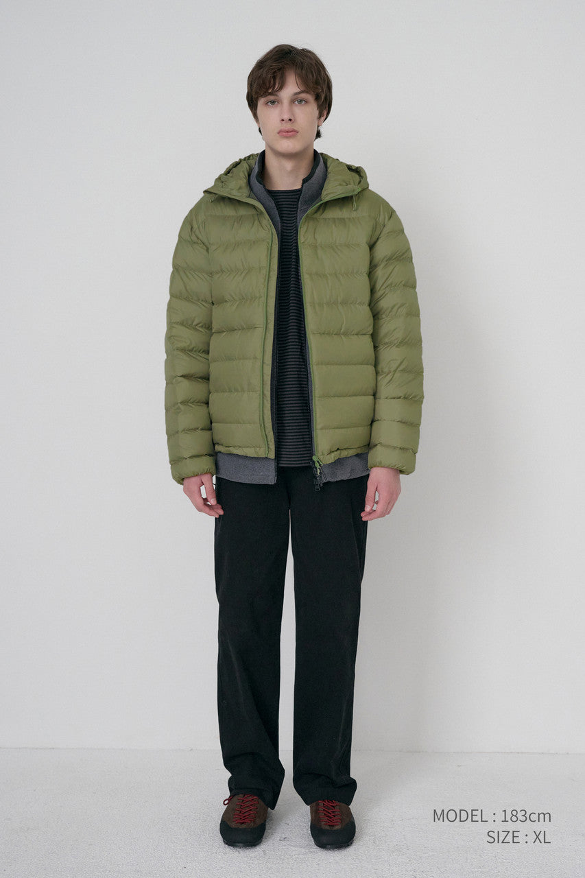 Dunst Unisex Light Goose Down Jacket Olive