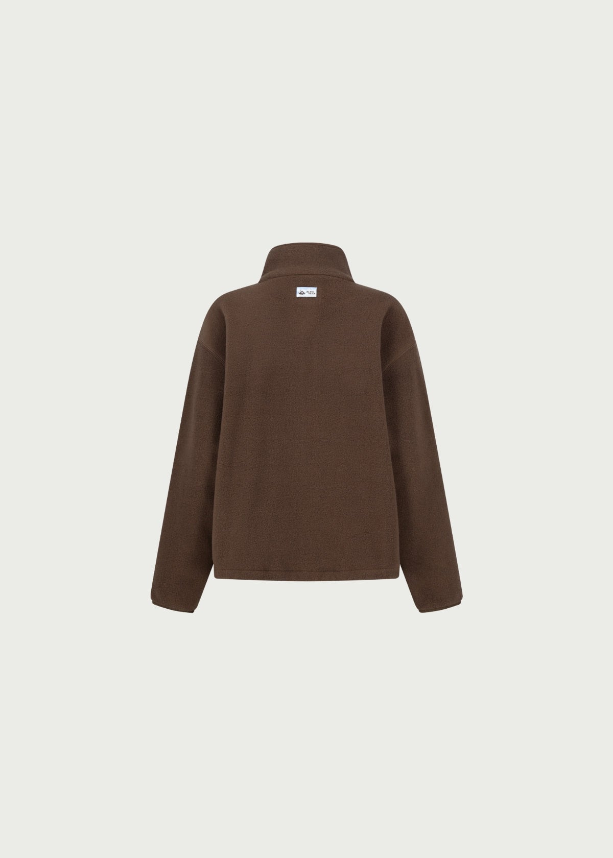 Depound fleece zip up - brown