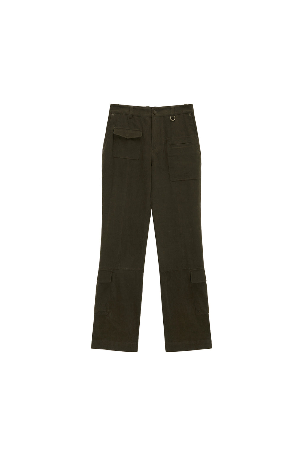Matinkim Washed Slim Cargo Pants IN Khaki