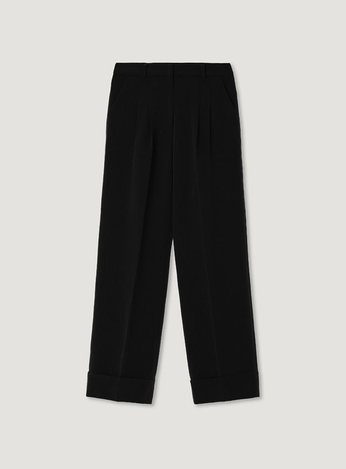 Mango Maniplease Tuck Wide Slacks