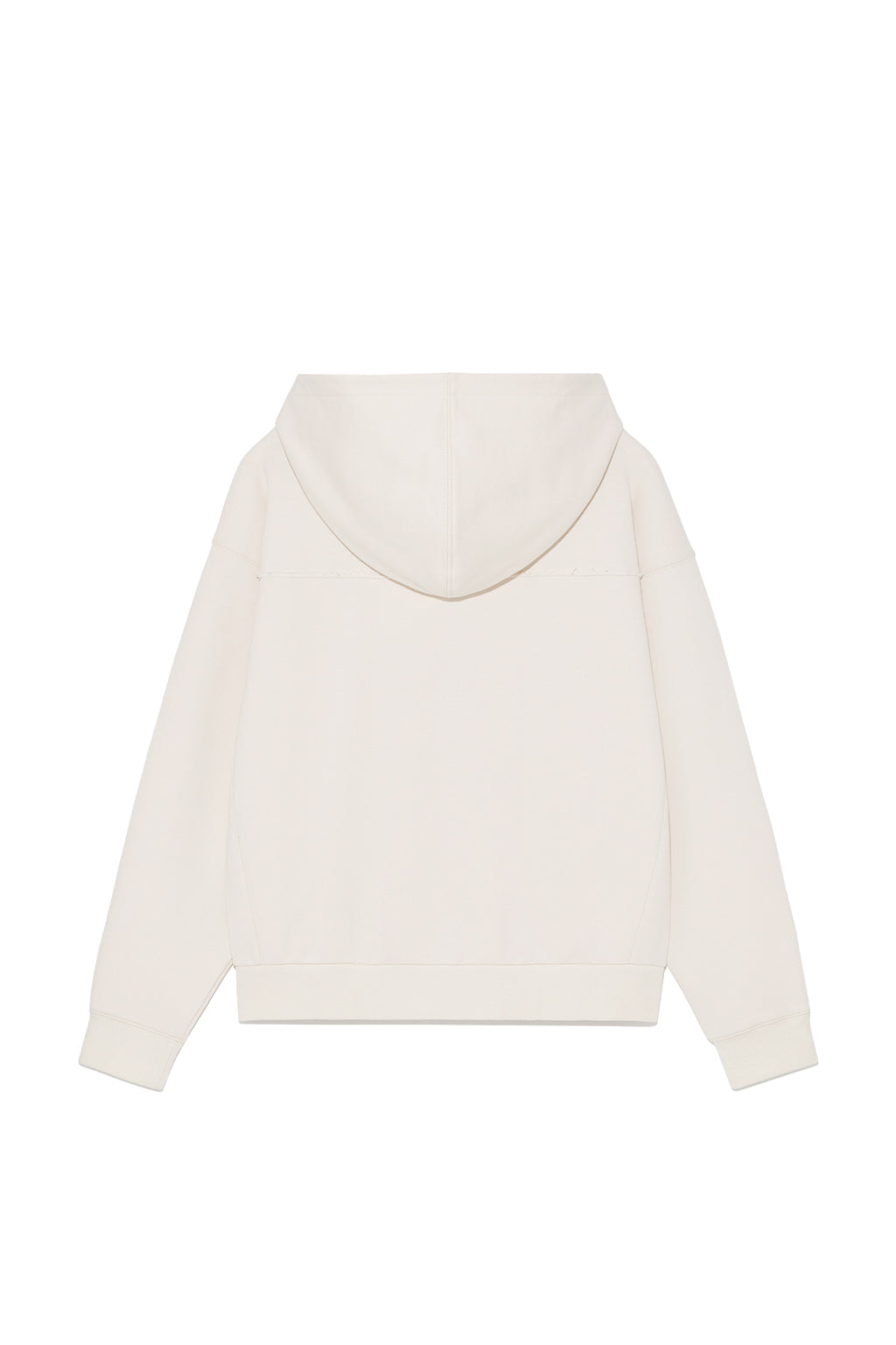 [matinkim] VOLUME POCKET HOODY ZIP UP IN CREAM