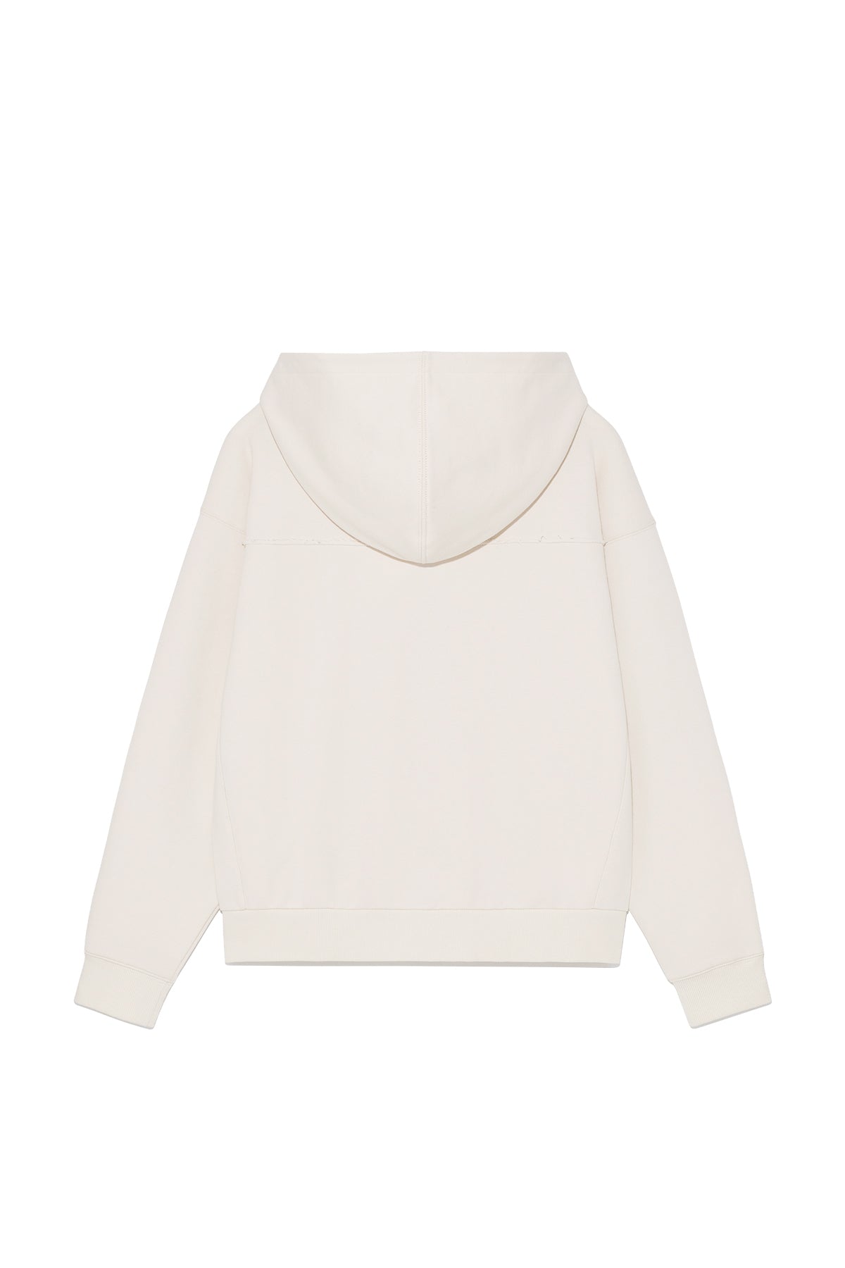 [matinkim] VOLUME POCKET HOODY ZIP UP IN CREAM