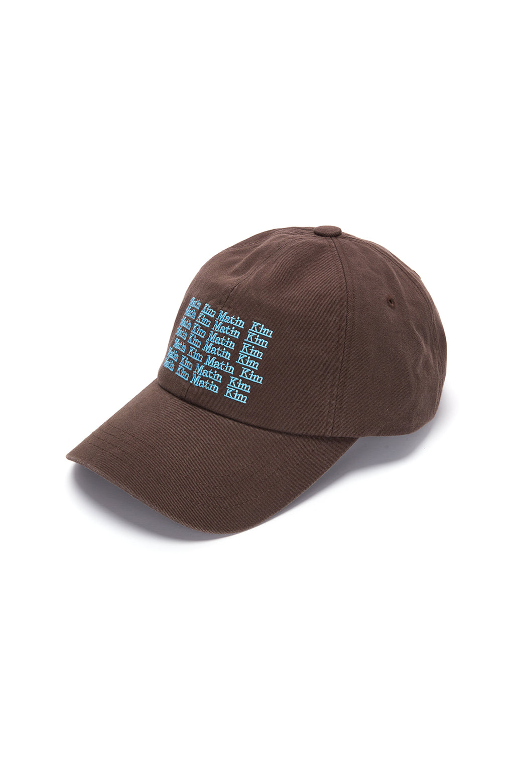 [matinkim] LETTERING BALL CAP IN BROWN