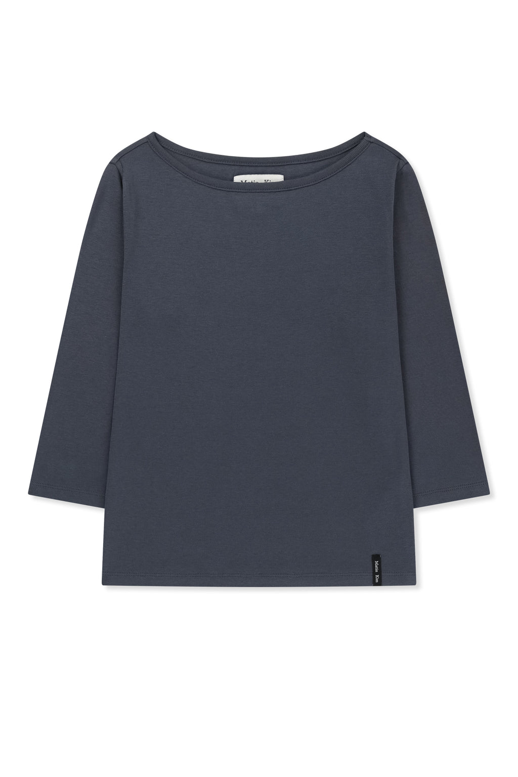 [matinkim] 3/4 Sleeve Top & Tank Layered Set IN Smoke Blue