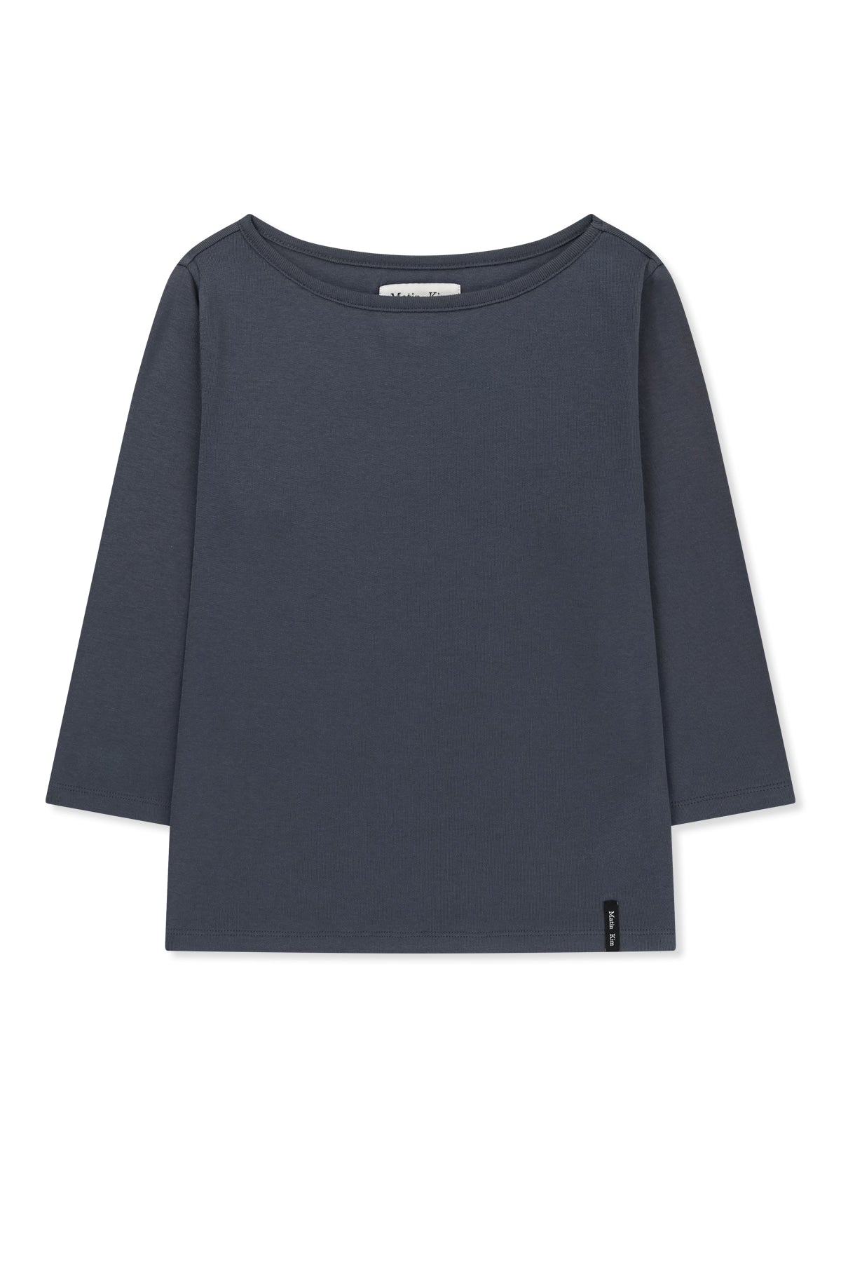 [matinkim] 3/4 Sleeve Top & Tank Layered Set IN Smoke Blue