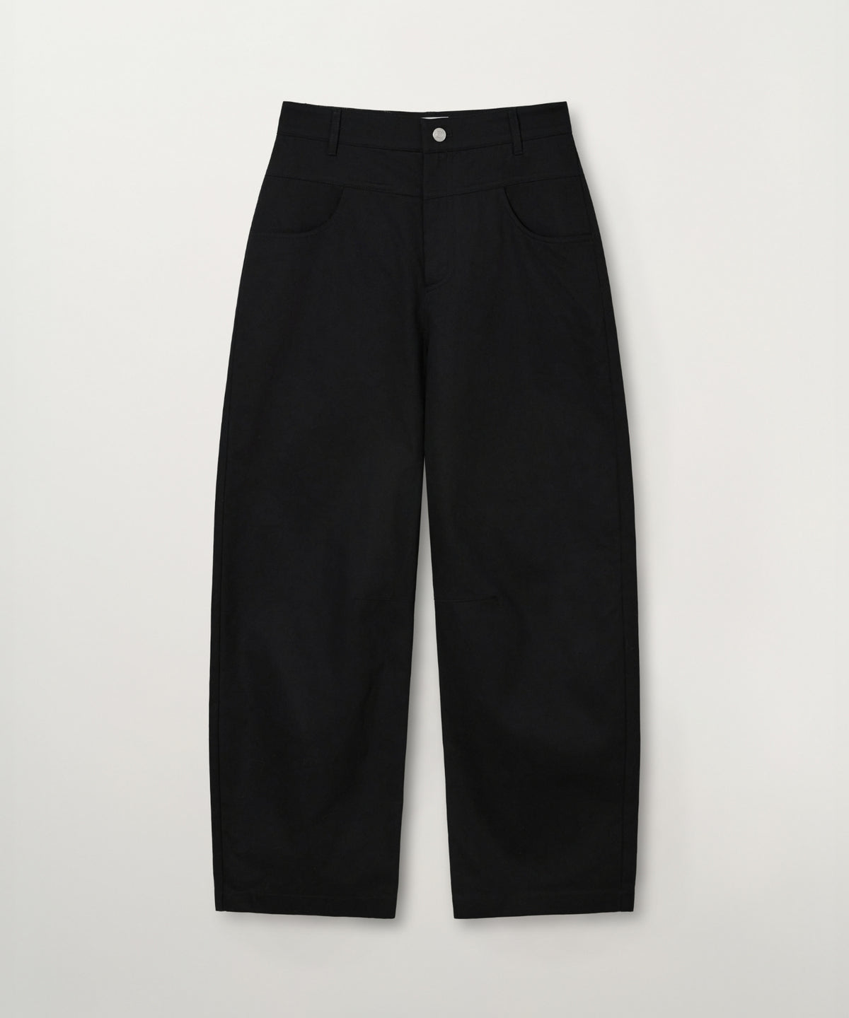 Satur (W) Cotton Curved Pants - Black