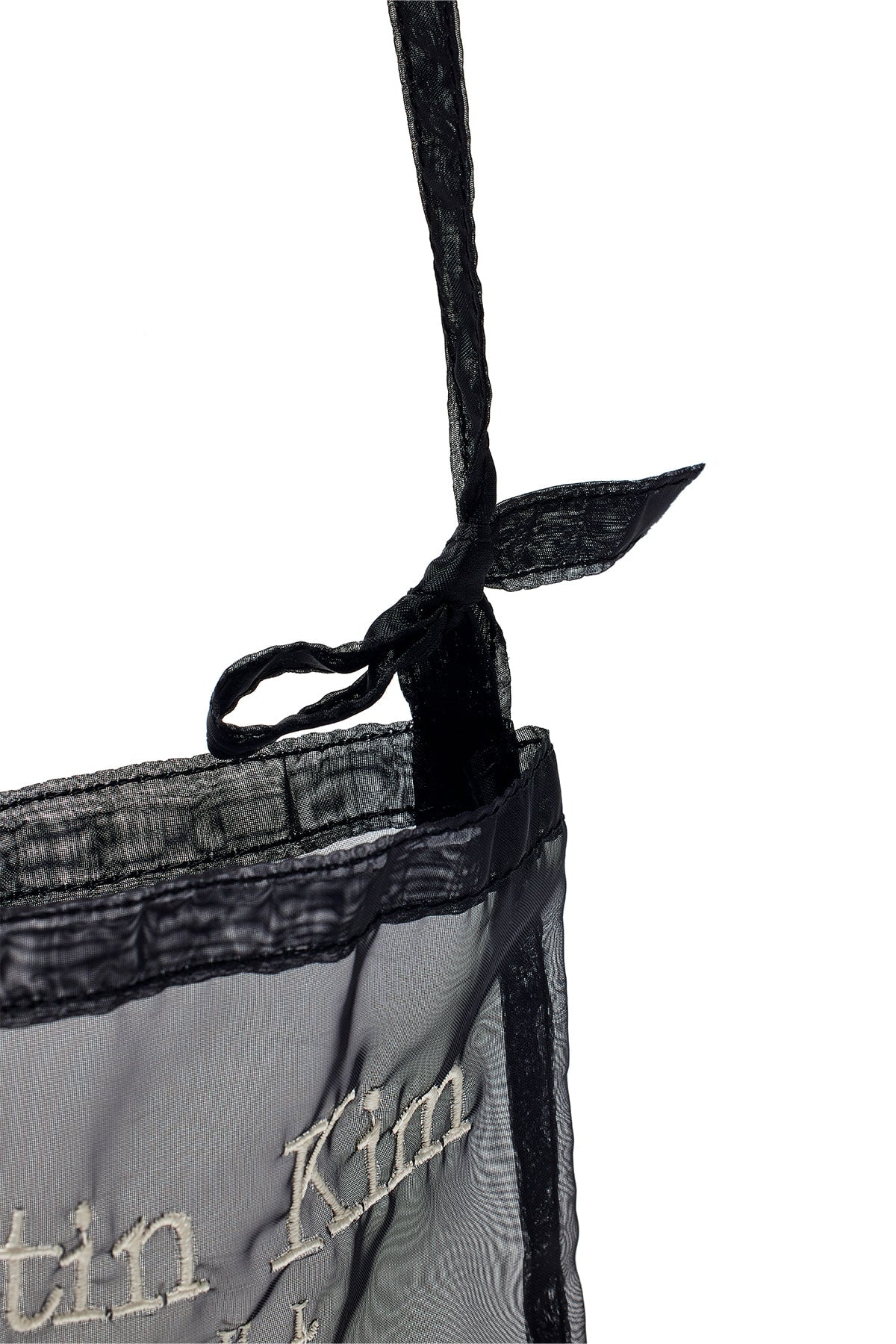 [matinkim] ORGANZA MINI CROSS BAG IN BLACK