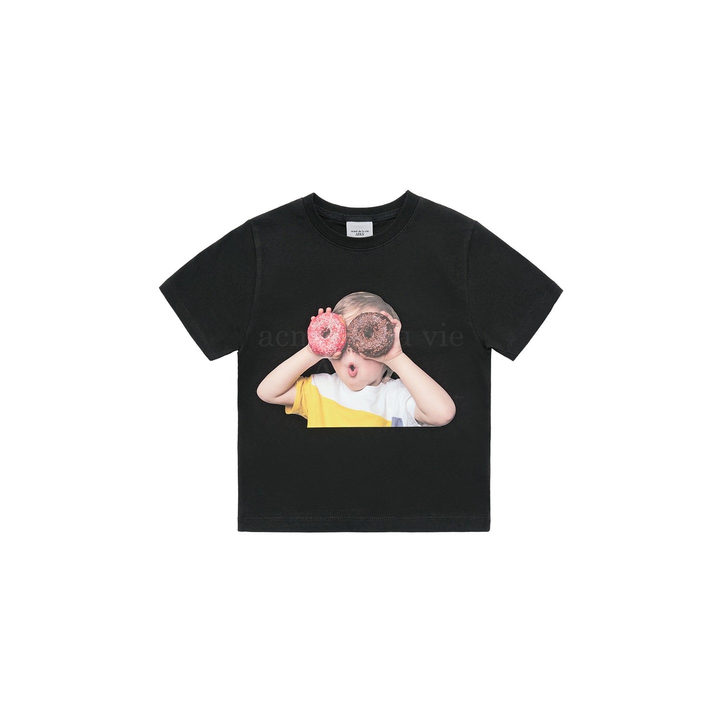 KIDS BABY FACE DOUNUT 1 SHORT SLEEVE T-SHIRT