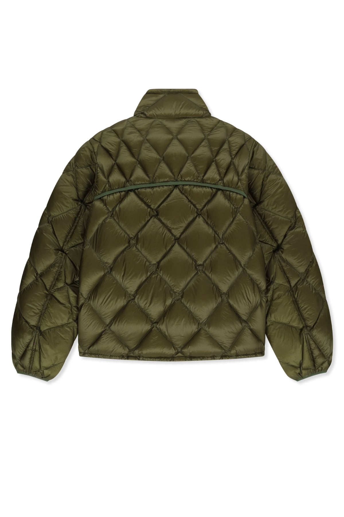 Matinkim Mix Quilted Light Down Jumper IN Khaki