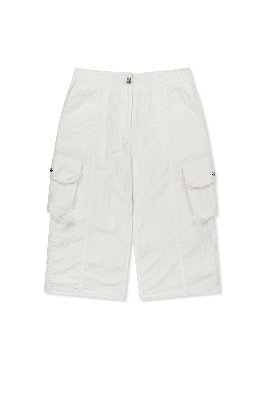 Matinkim Crinkle Capri Pants IN White