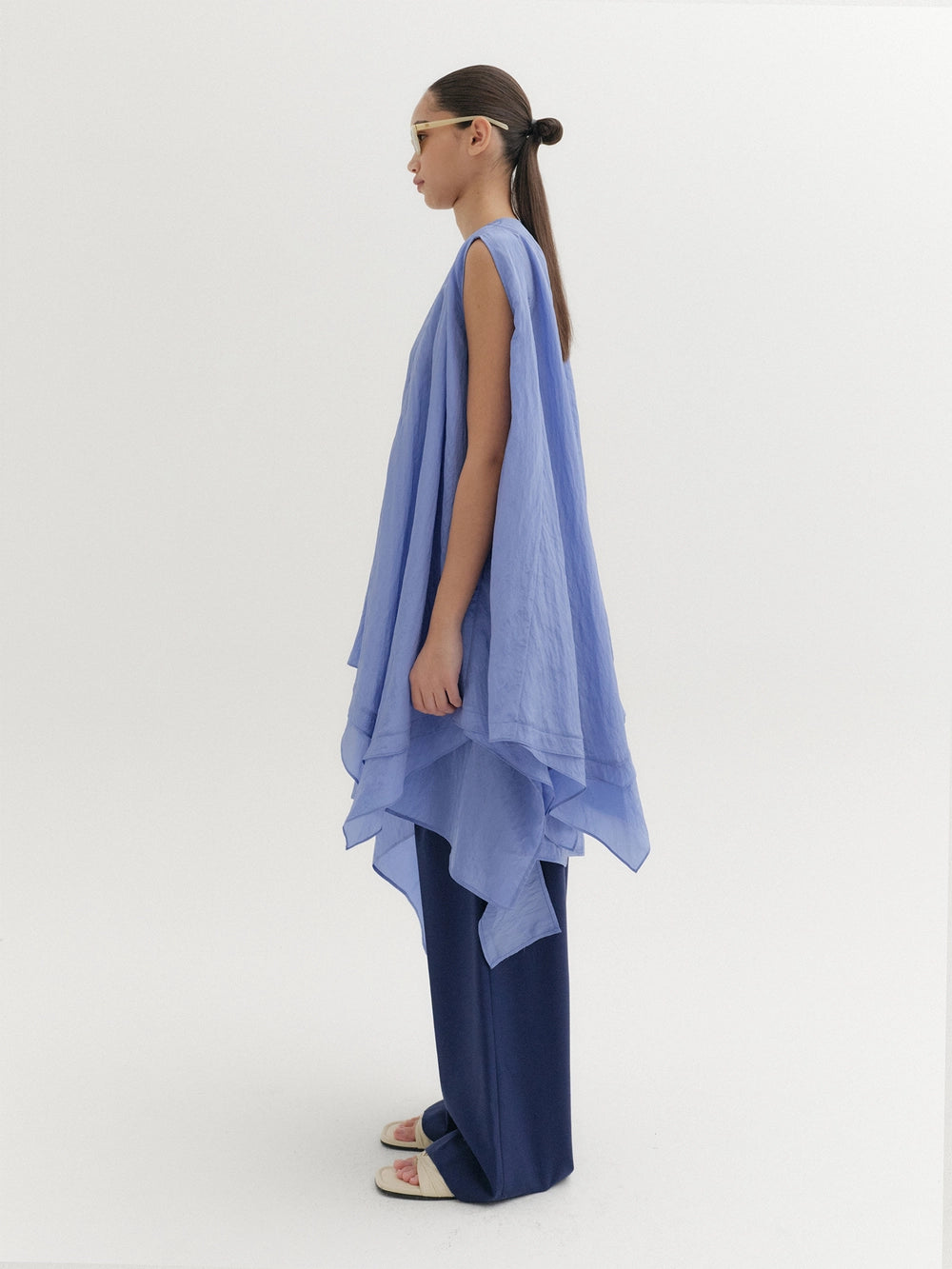 EENK Asymmetrical Wrap Skirt - Purple