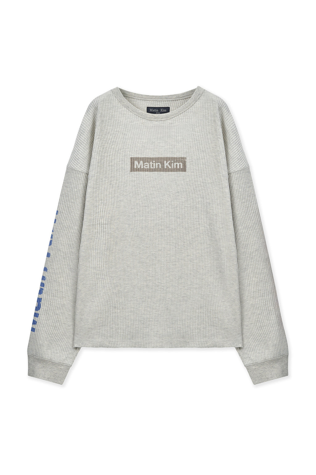 Matinkim Sleeve Logo Waffle Top For Men IN Ivory