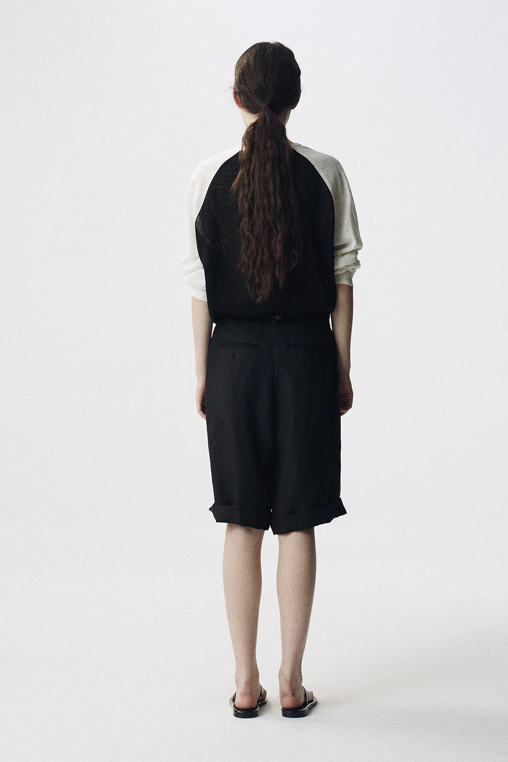 Nothing Written Mone raglan knit (Ivory black)