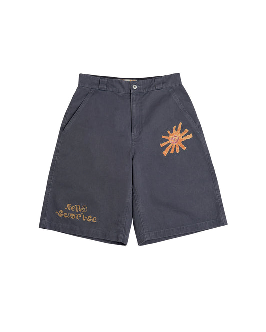 HS x Hank Washed Bermuda Pants_Charcoal