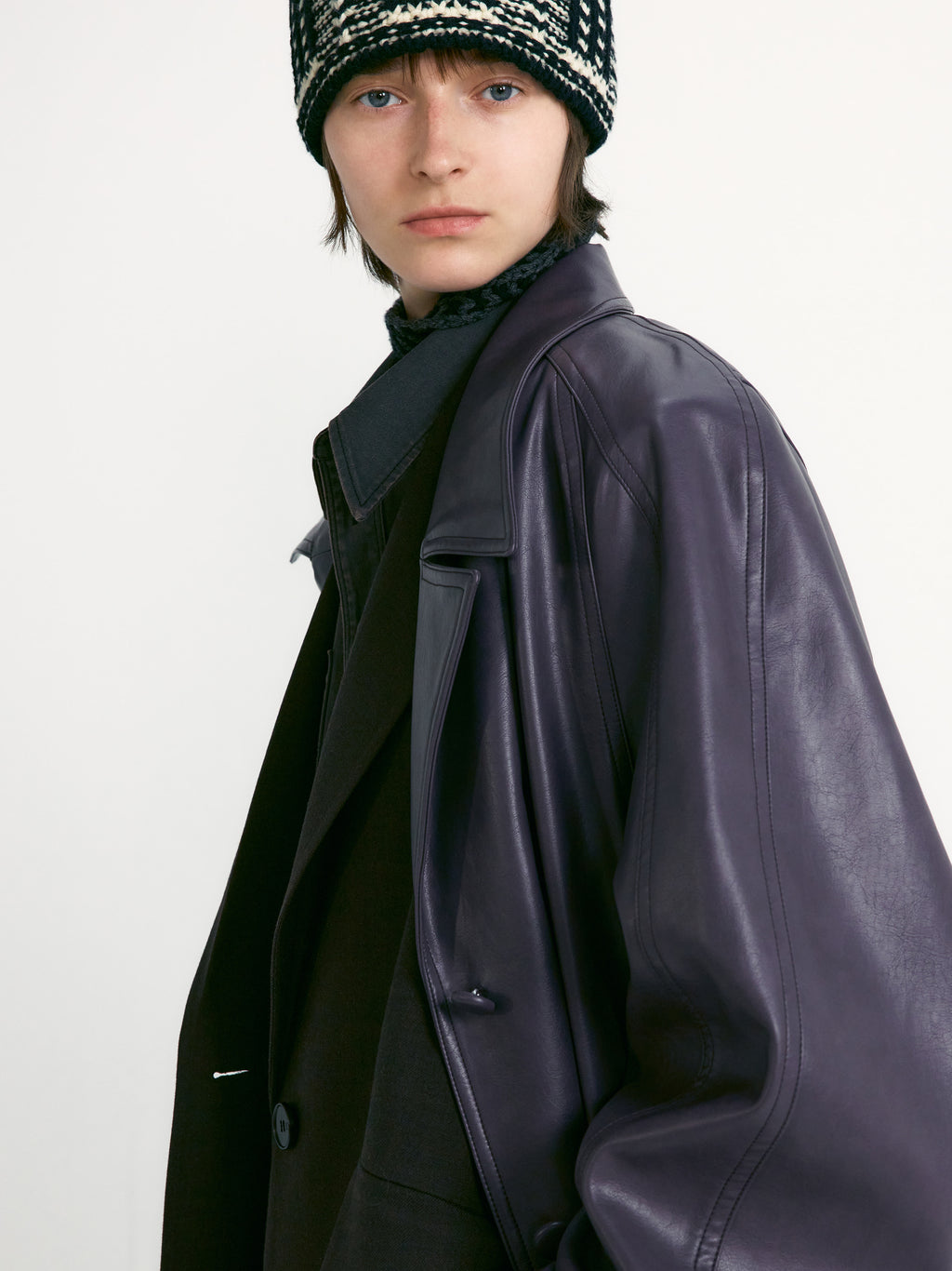 [low_classic] Jacquard Knit Beanie
Black