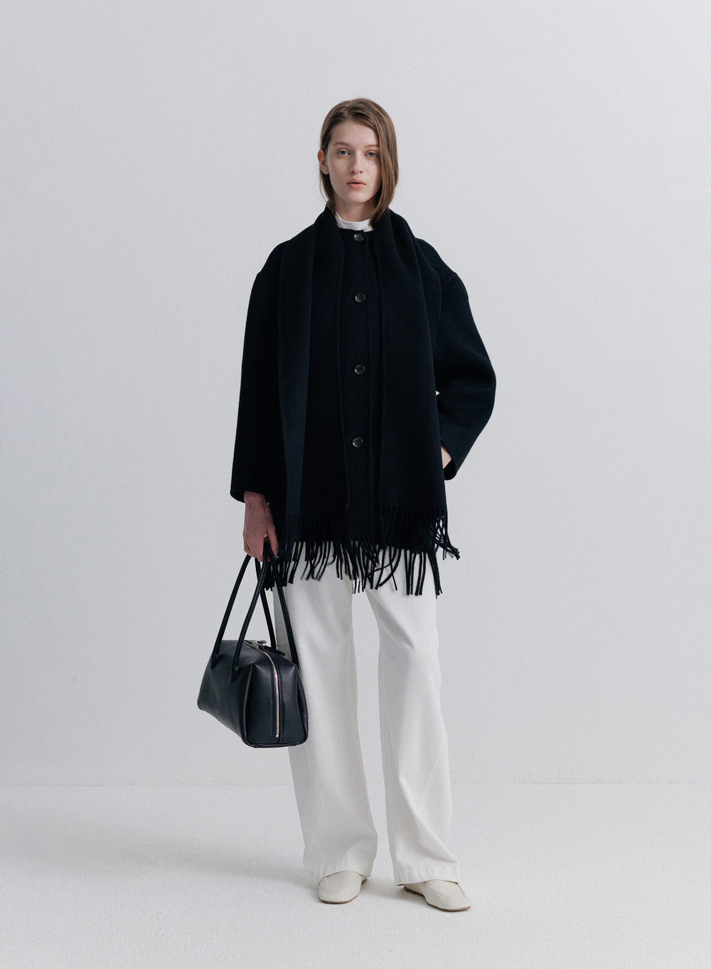 Kindersalmon Brion Leather Bag Black