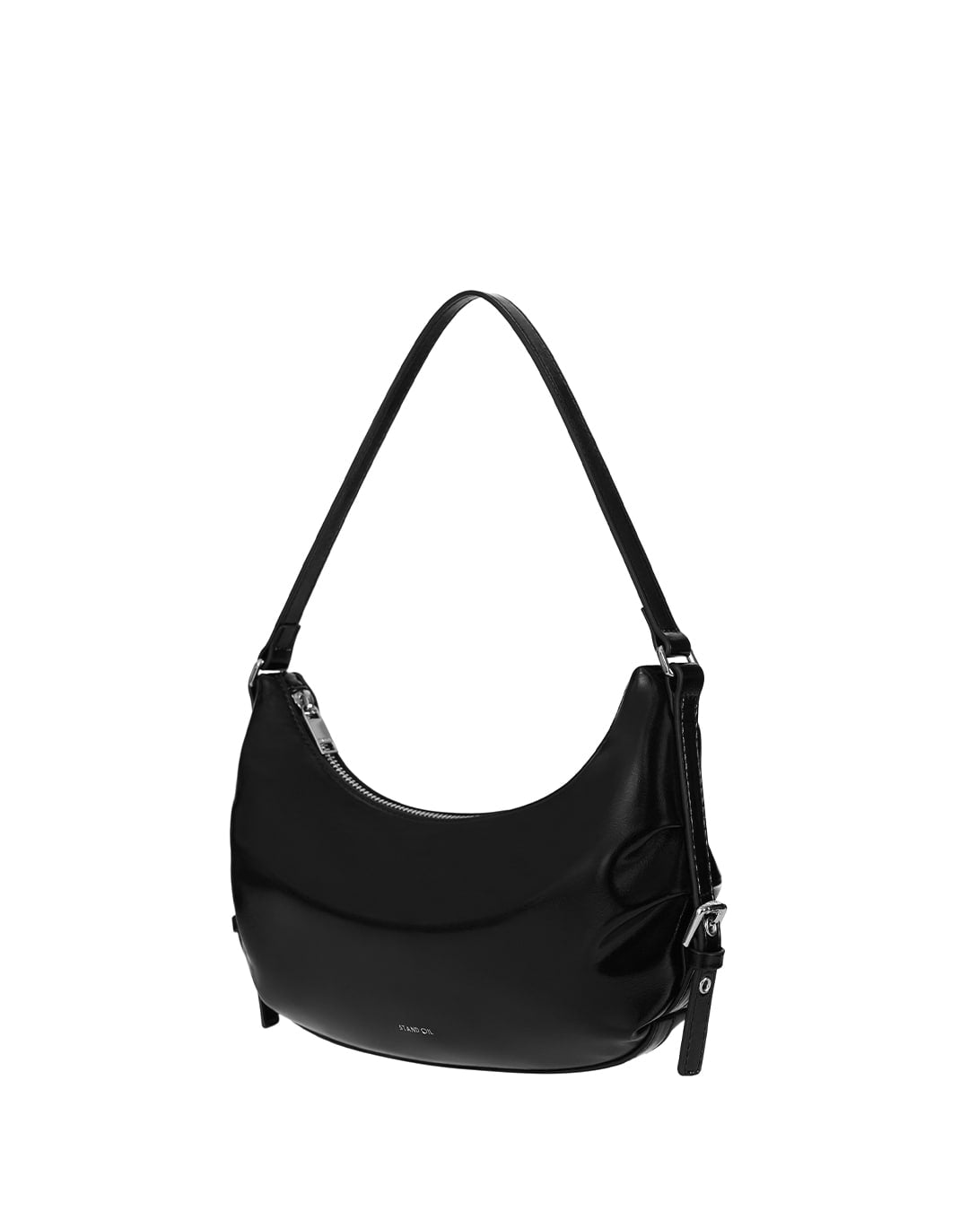 [standoil] Belted Round Bag · Belted Round Bag / Black