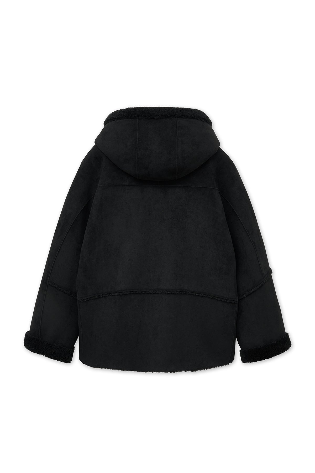 [matinkim] REVERSIBLE HOODY MUSTANG IN BLACK