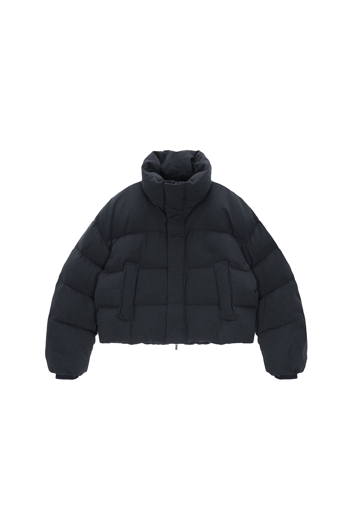 Matinkim Cotton Washed Puffer Duck Down Jumper IN Charcoal