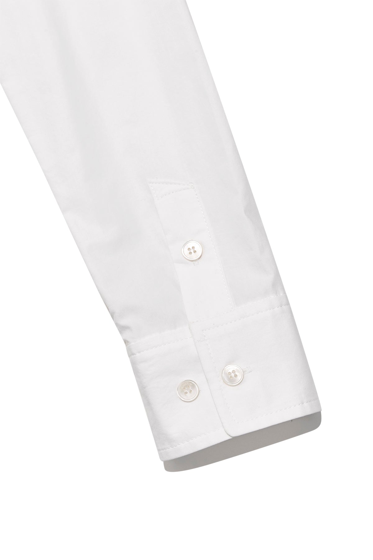 [matinkim] BACK BUTTON POINT SHIRT IN WHITE