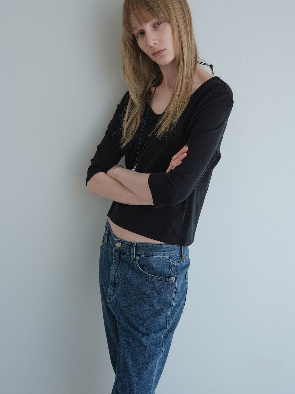 [Low Classic] Classic Slim Straight Fit Denim_Blue
