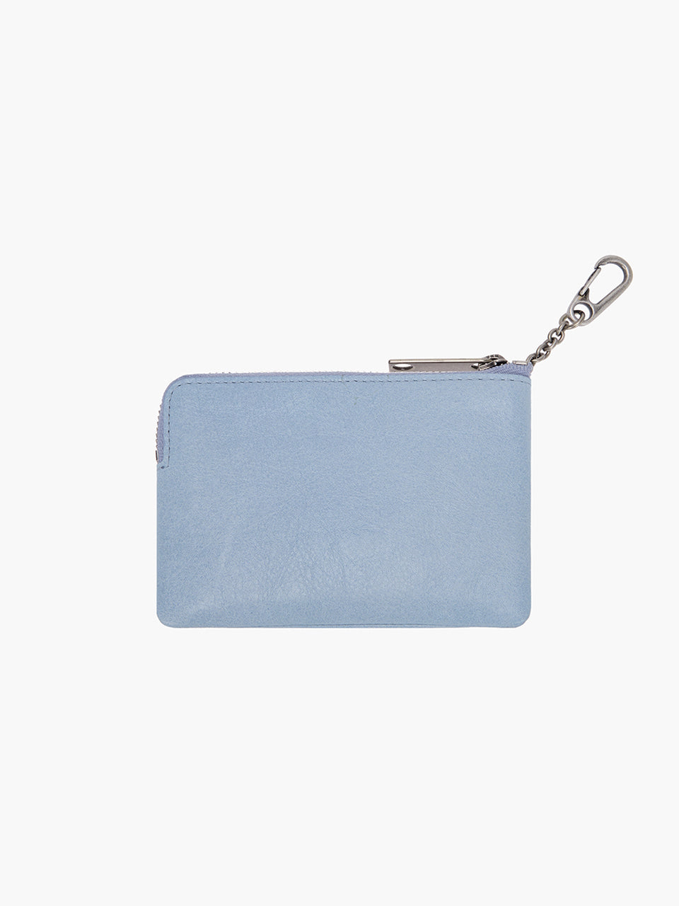 Margesherwood Heart Zipper Wallet Silver Logo blue semi veg