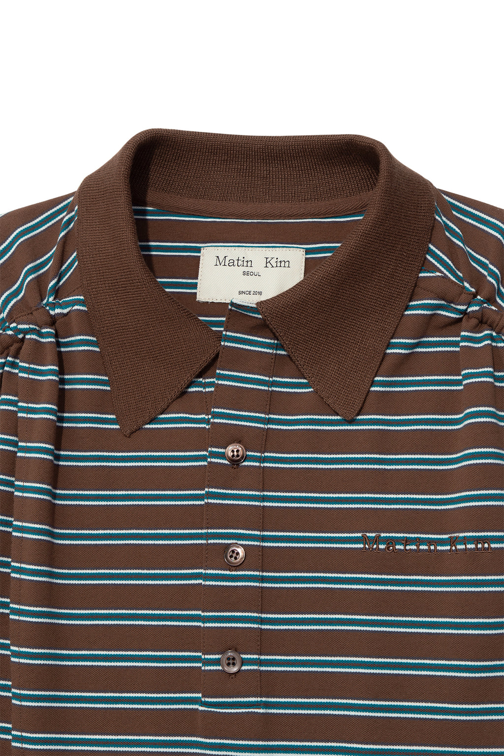 [matinkim] TWO WAY STRING POINT PIQUE TOP IN MIX