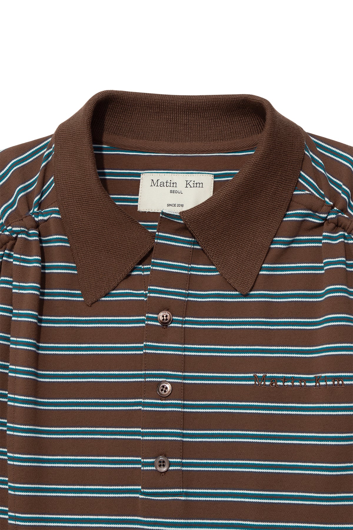 [matinkim] TWO WAY STRING POINT PIQUE TOP IN MIX