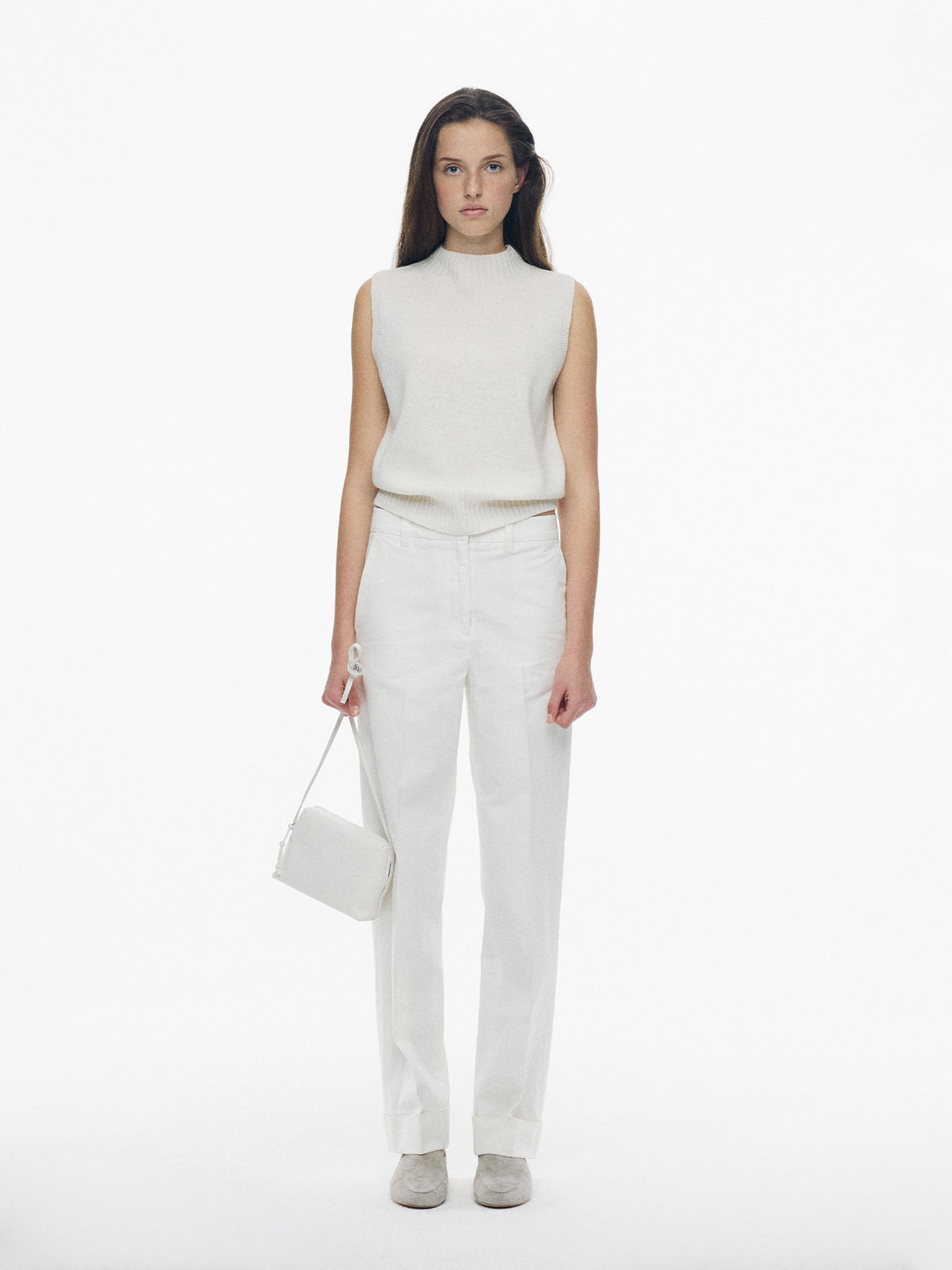Nothing Written Cole knit vest (Ivory)