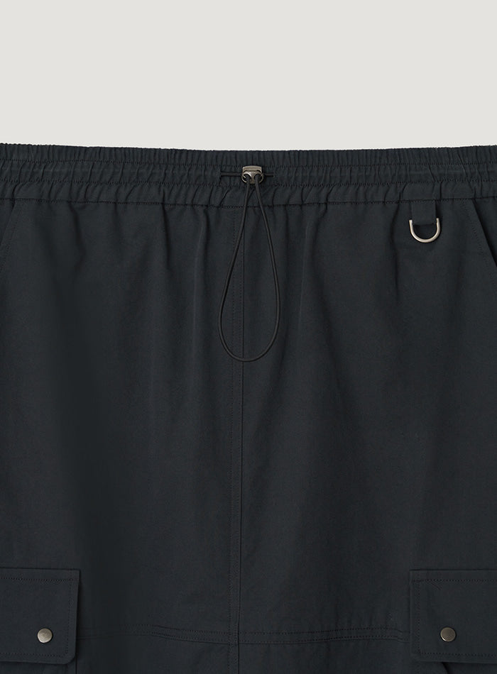 Mango Maniplease Dui Anorak Skirt Navy