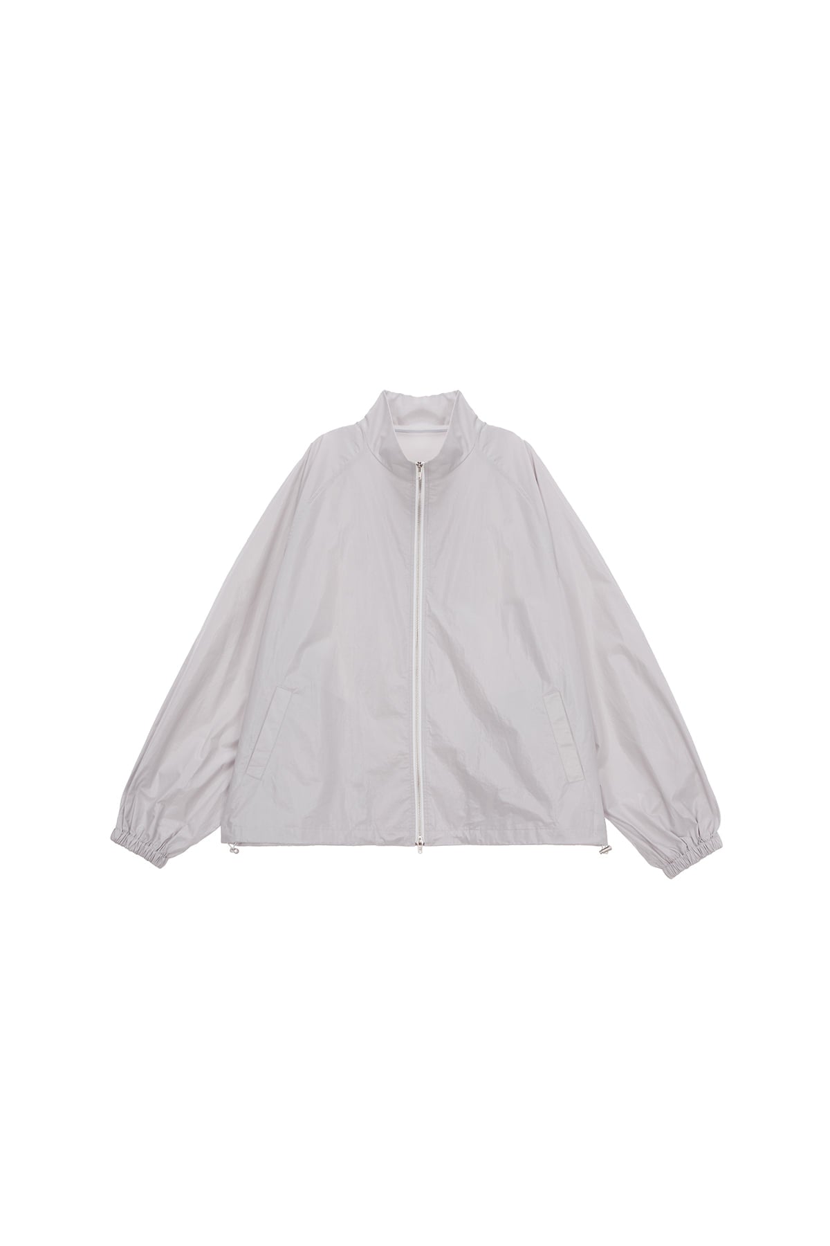 [matinkim] MATIN KIM LOGO COATING JUMPER IN GREY