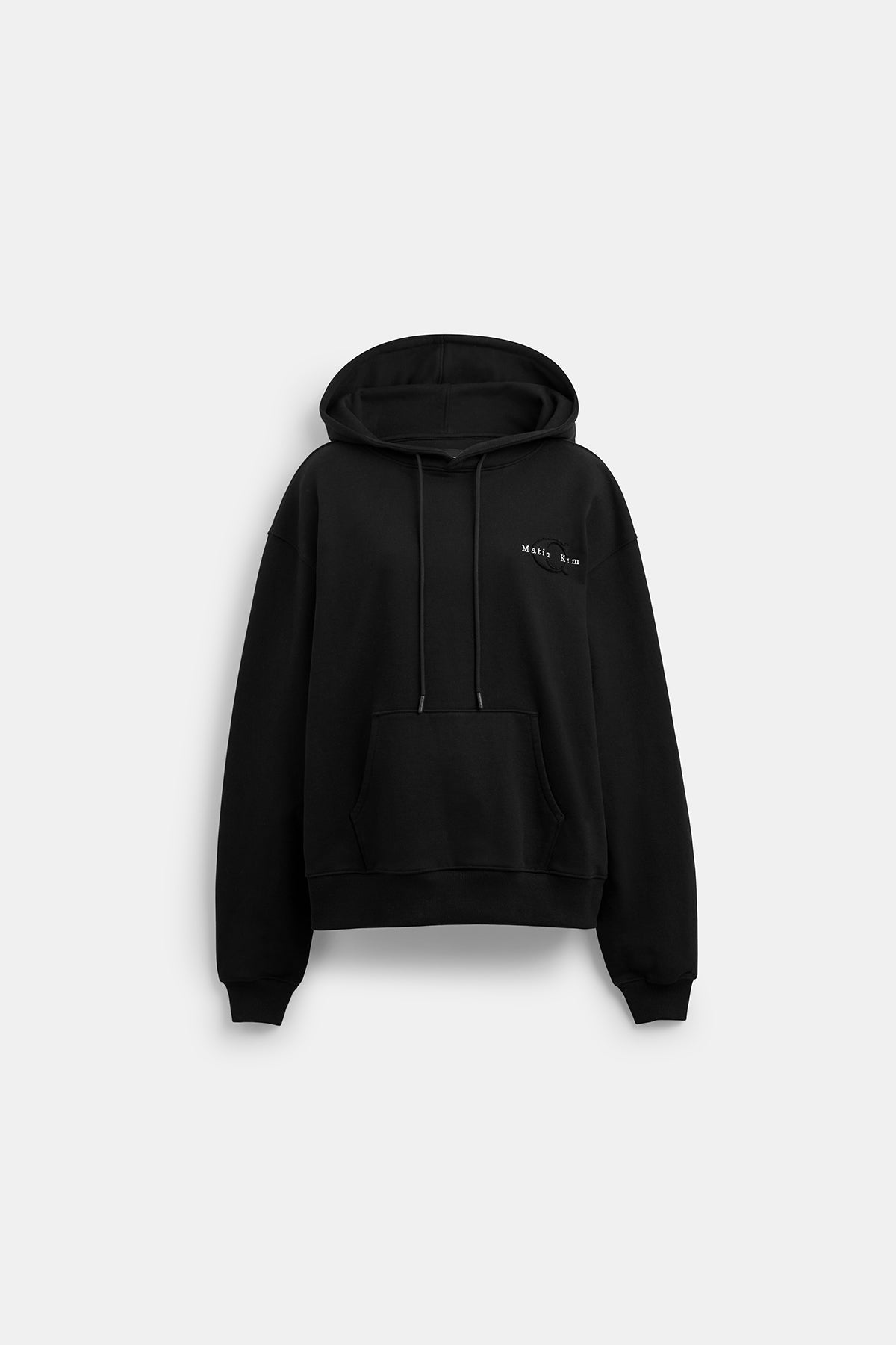 Matinkim Matin Kim X Coach Logo Embroidery Hoodie IN Black