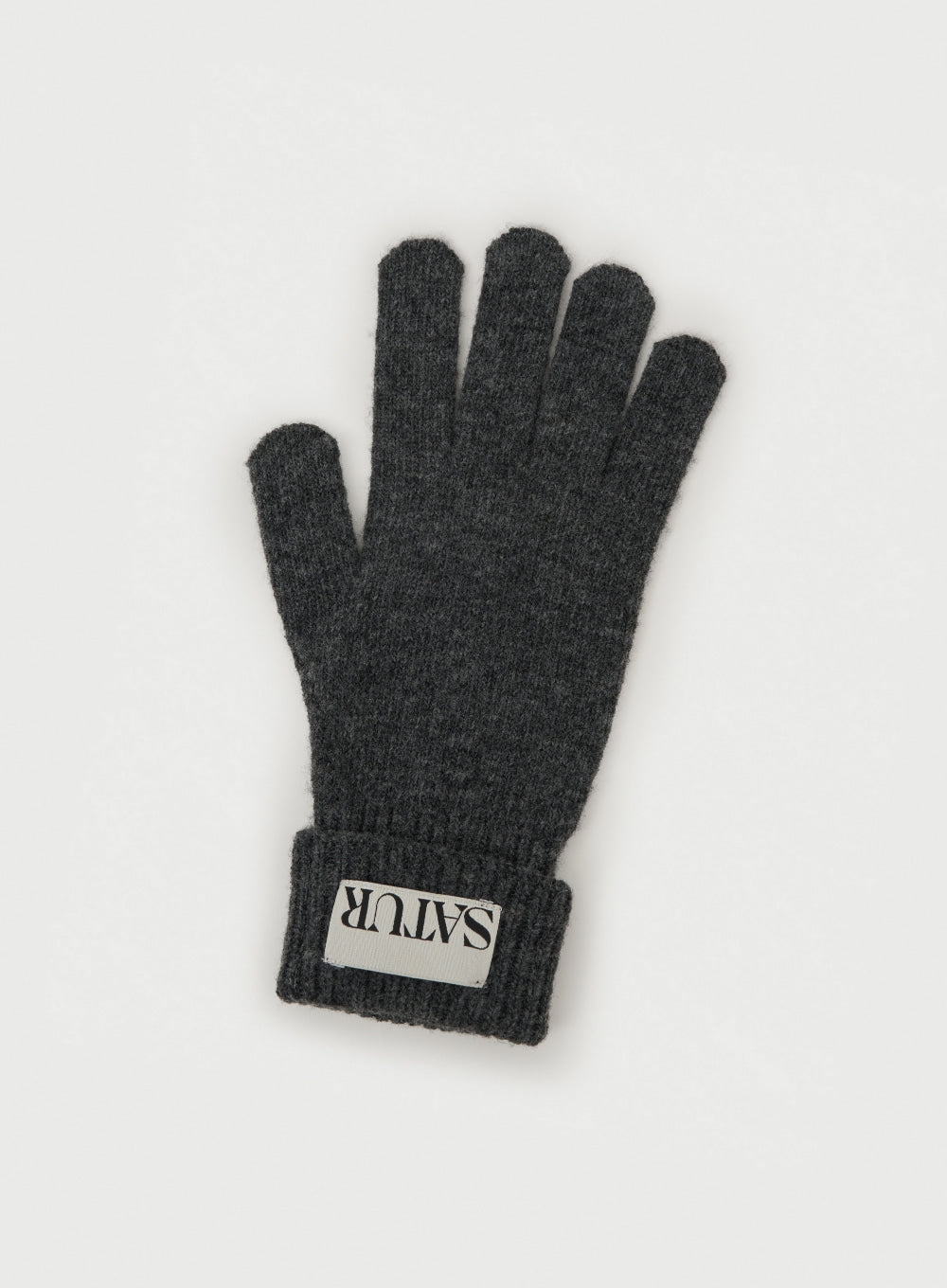 [satur] Verona Knit Gloves - Charcoal