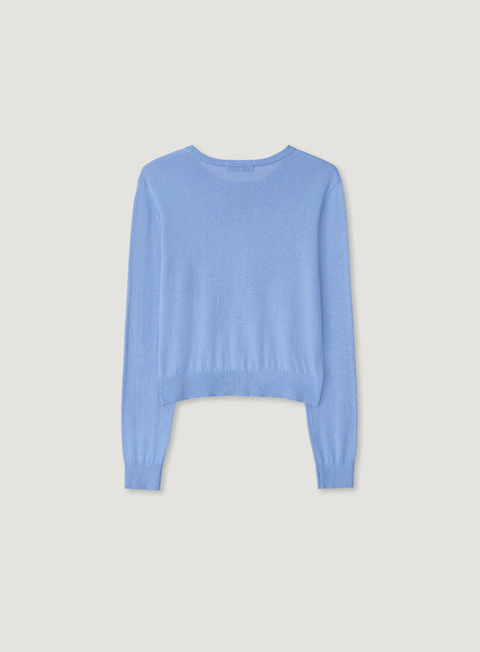 Mango Maniplease Molli Round Cardigan Blue