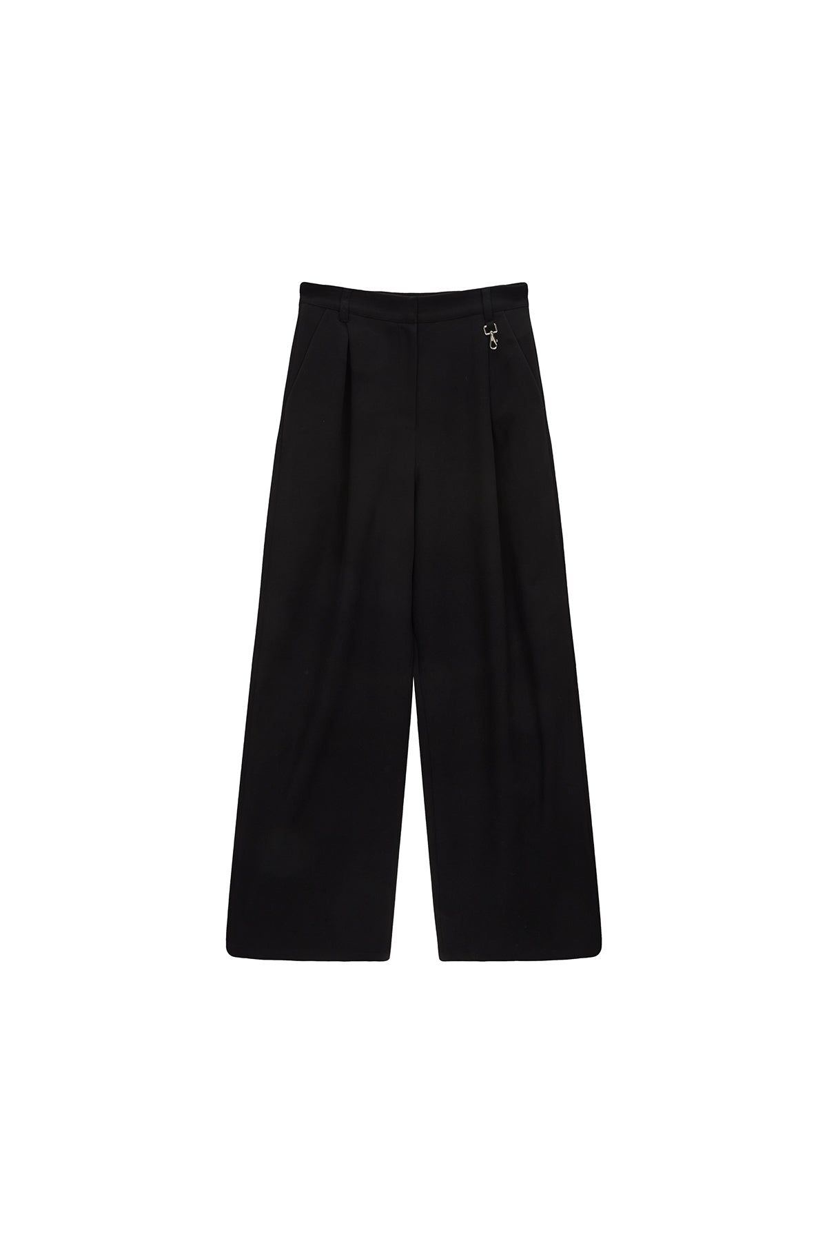 Matinkim Tuck Pocket Point Wide Pants IN Black