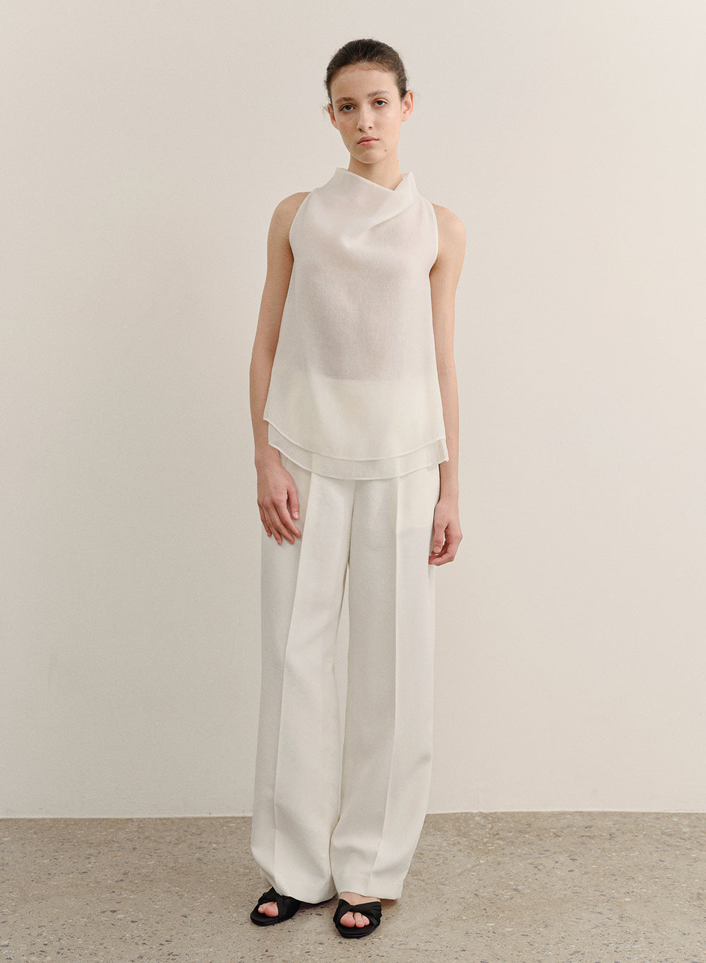Kindersalmon Ann Fluid Top Pearl