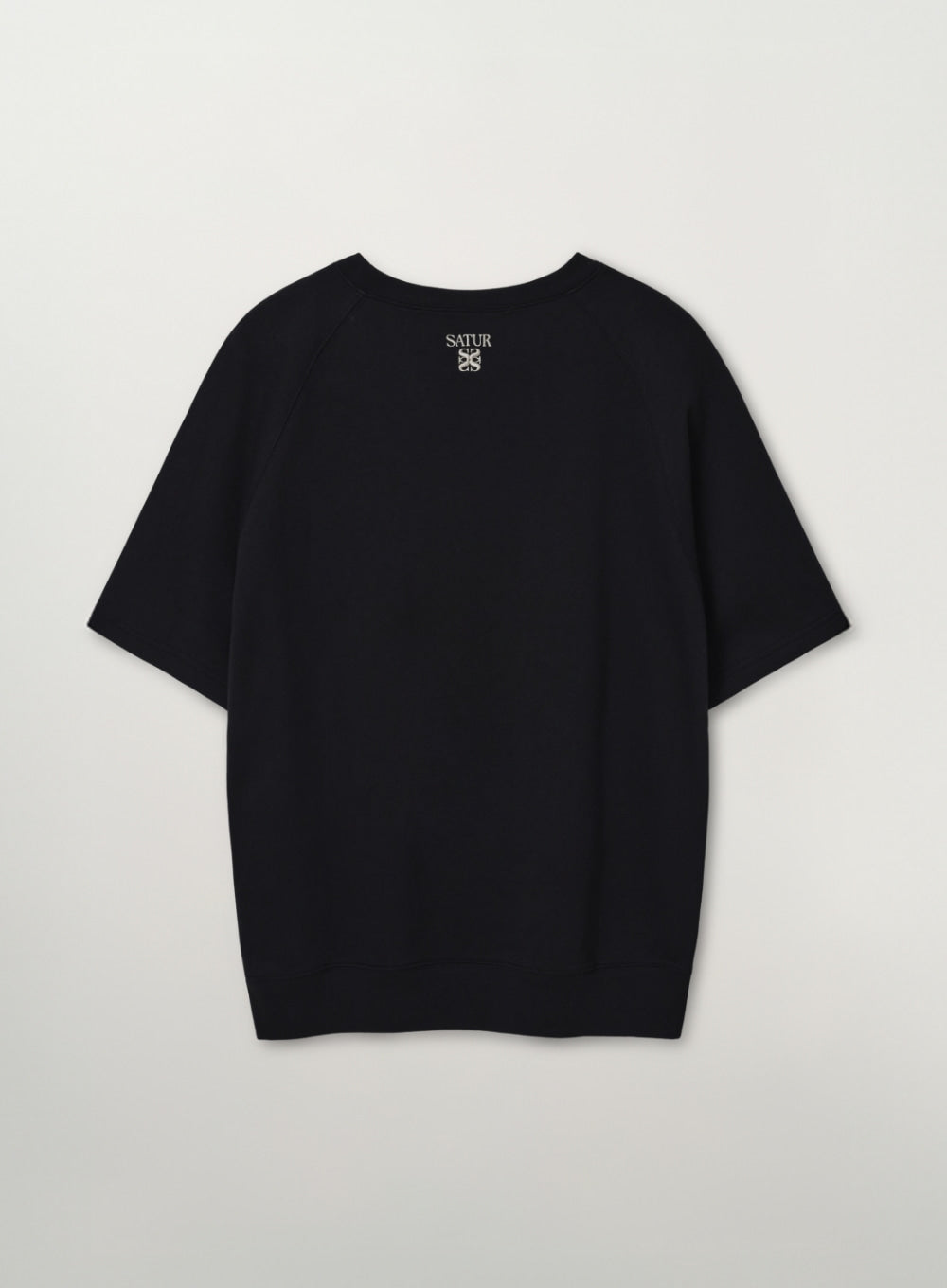 Satur Basic Half Sweatshirt - Black