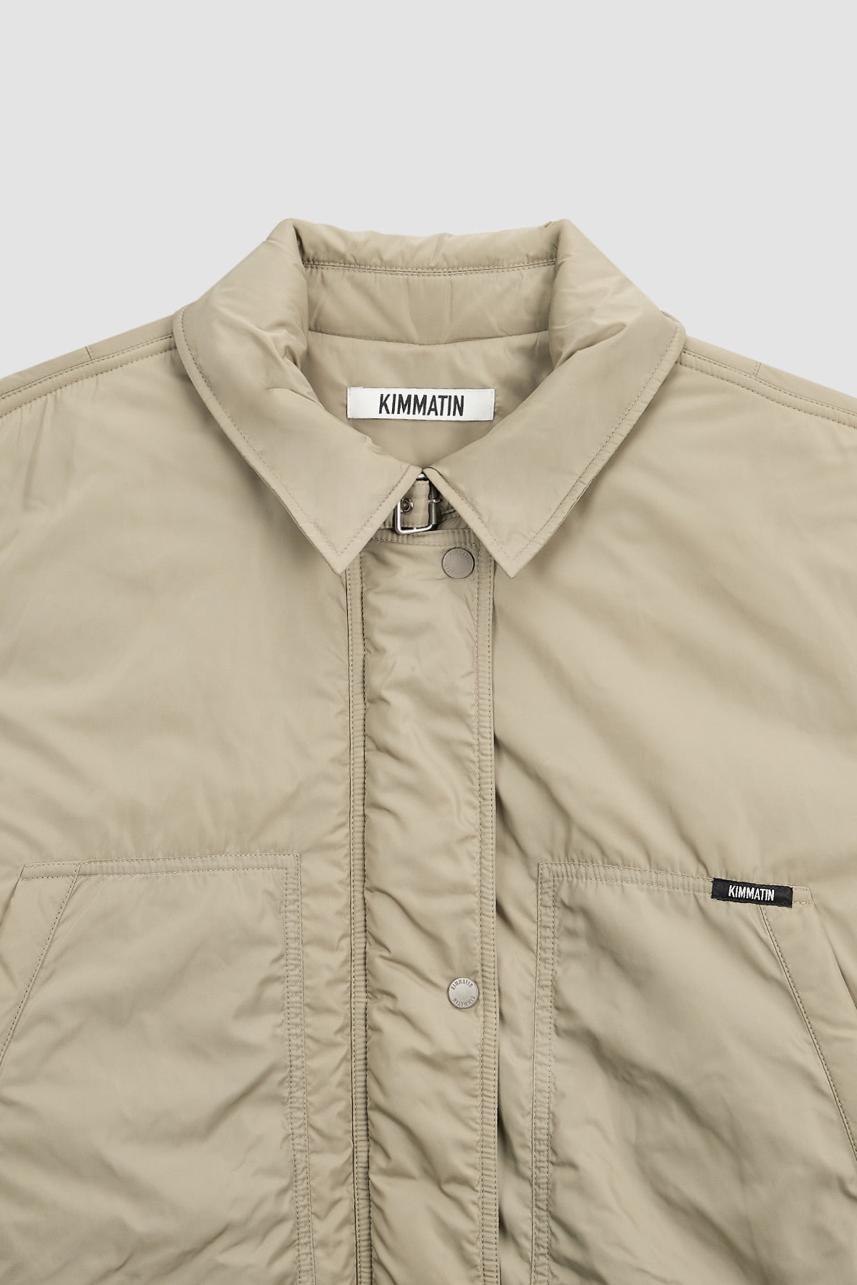 Matinkim Padded Nylon Work Jumper IN Light Khaki