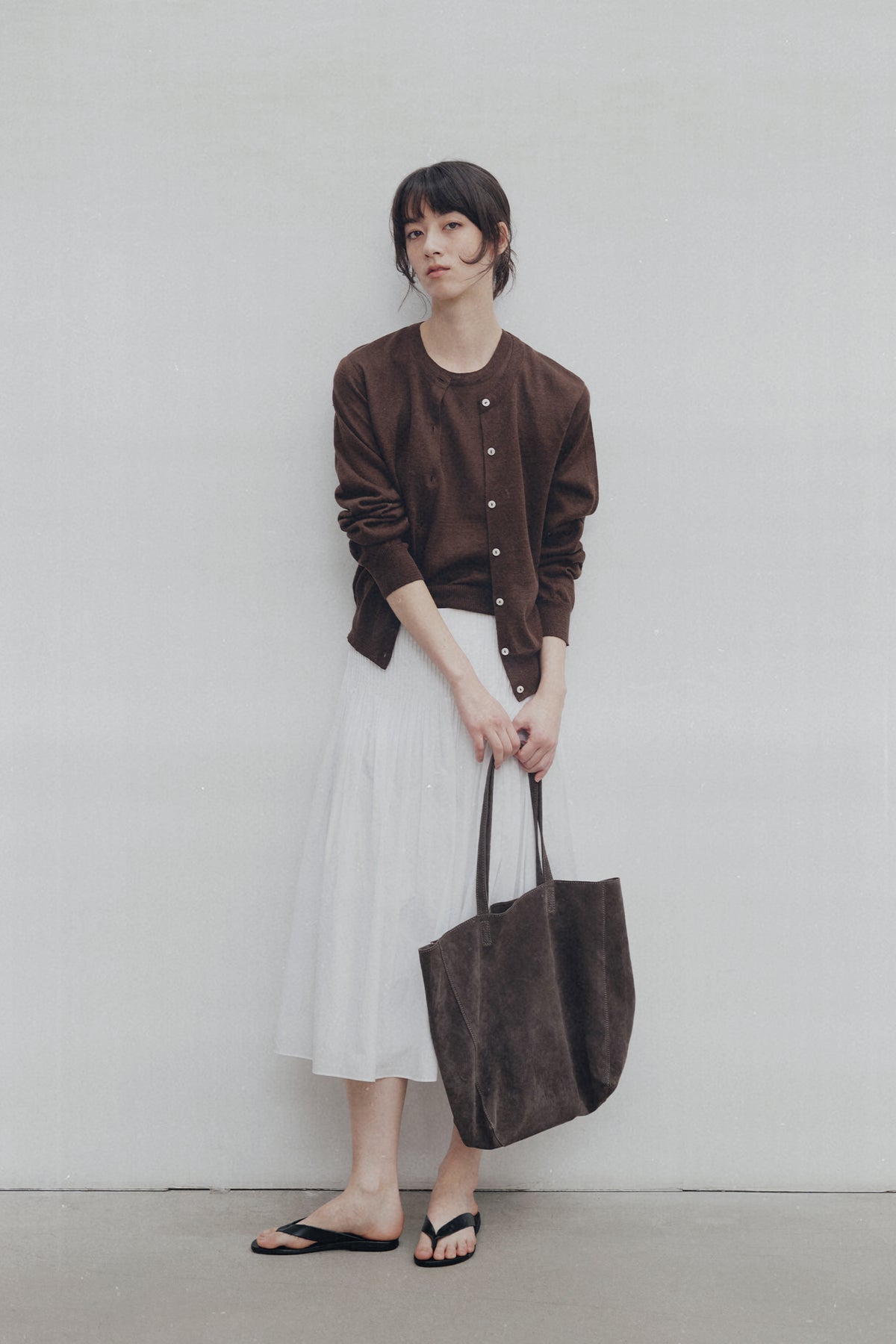 Nothing Written Sherry pleated skirt (White)