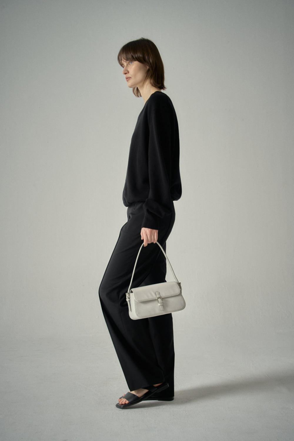 Facade Pattern Small Marron Bag fog