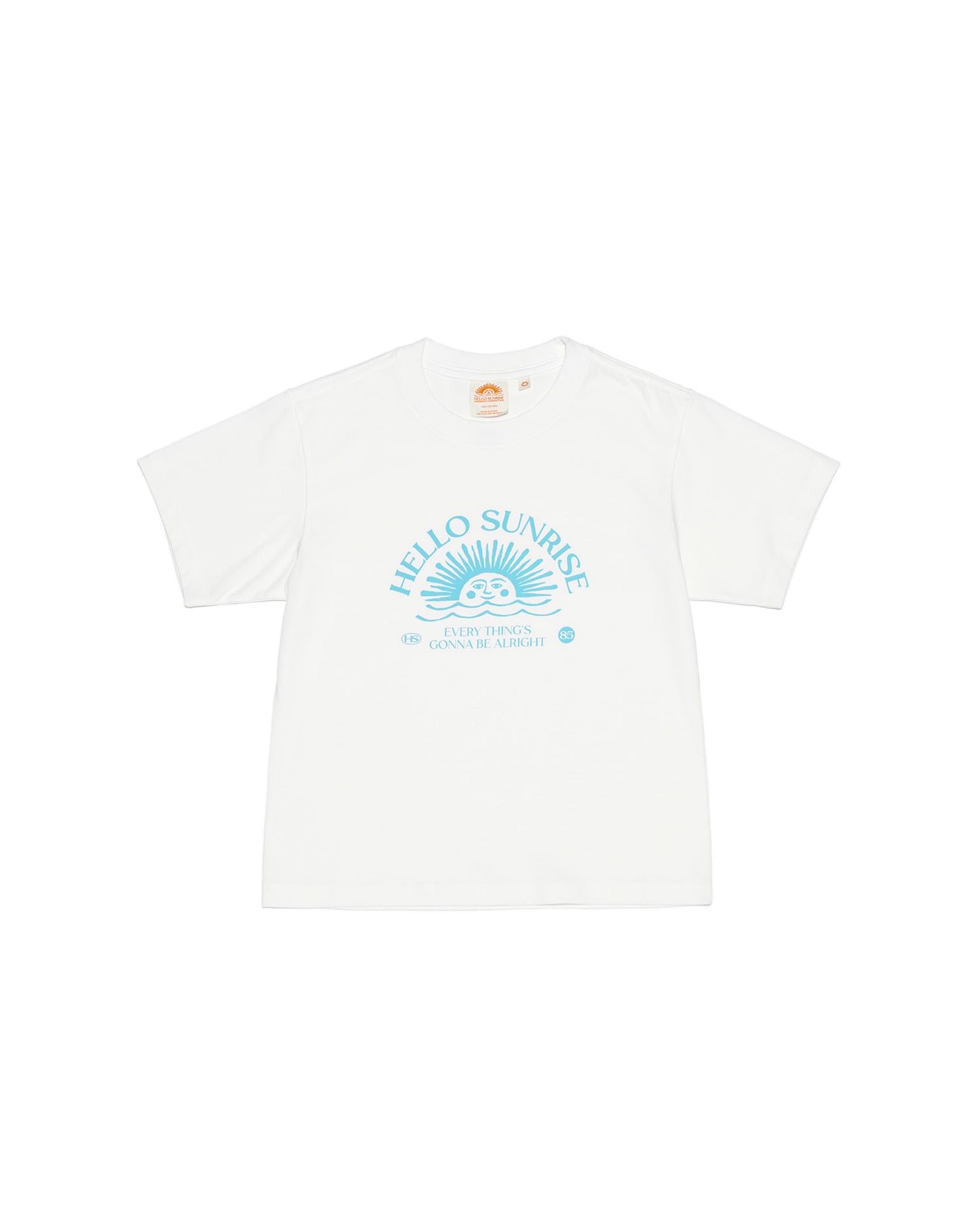 HS Arch Logo Baby Tee (W)_Marshmallow White