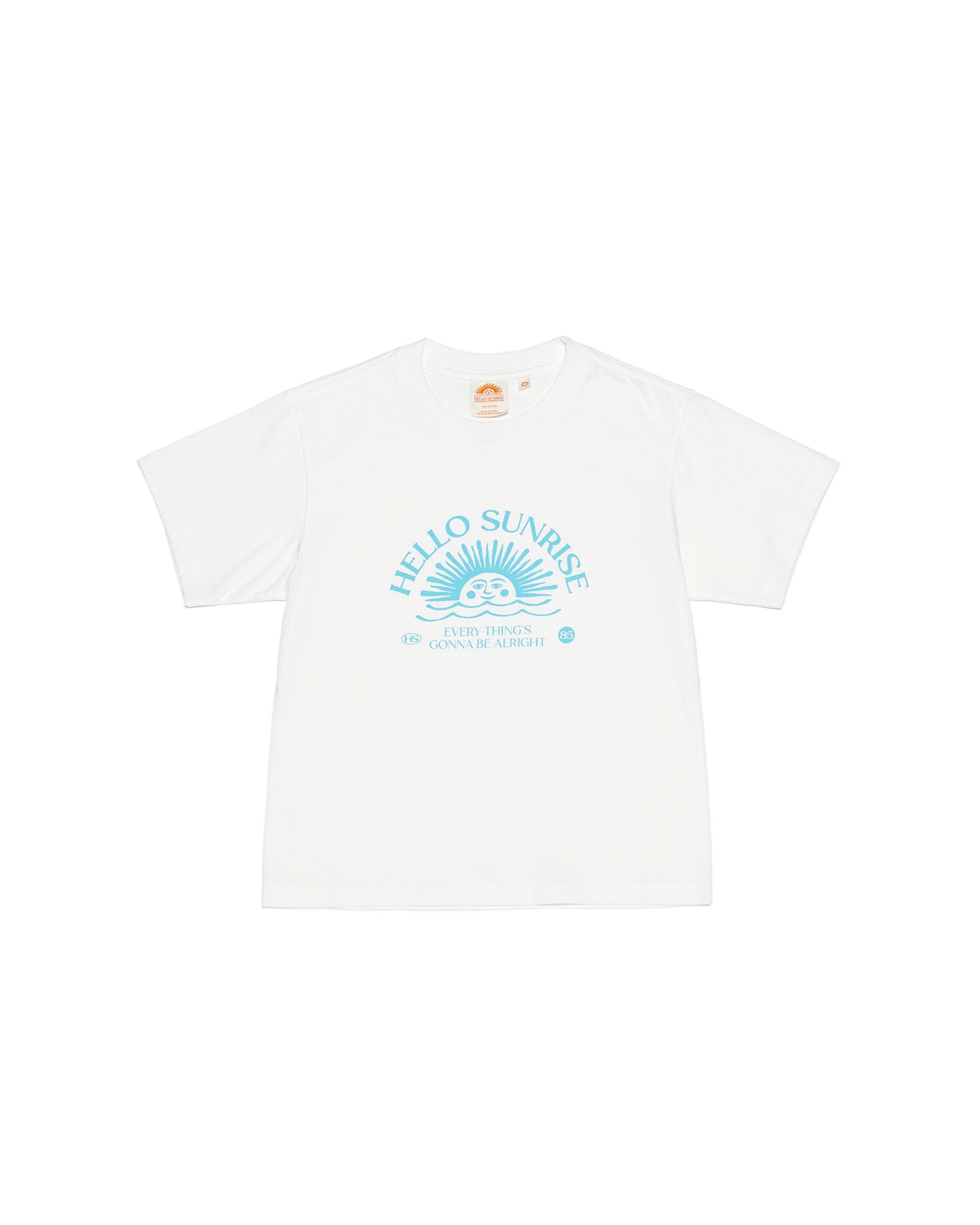 HS Arch Logo Baby Tee (W)_Marshmallow White