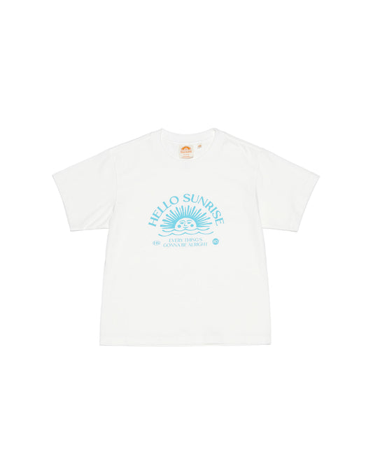 HS Arch Logo Baby Tee (W)_Marshmallow White
