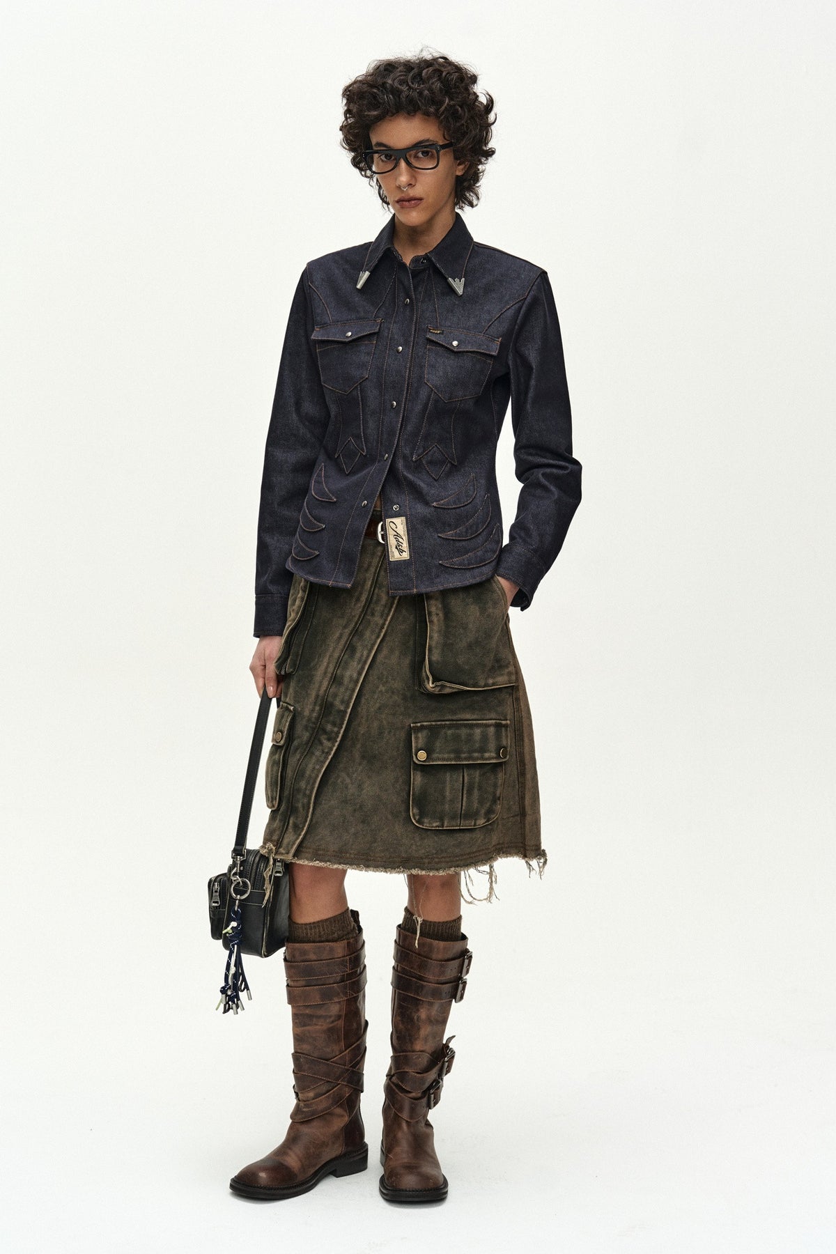Andersson Bell Western Patched Shirt