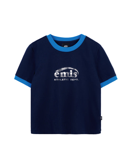 RINGER SPORTY T-SHIRT-NAVY/BLUE