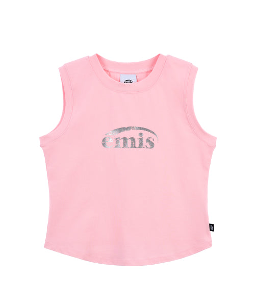 RINGER SLEEVELESS TOP-PINK